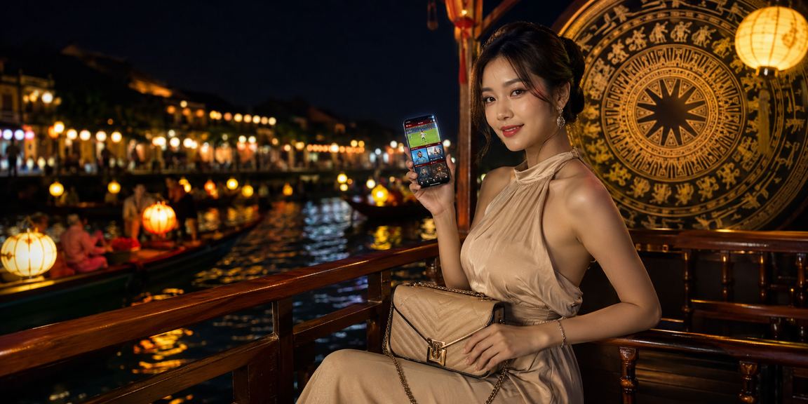 Người chơi đặt cược thể thao tại Hội An bằng thiết bị di động